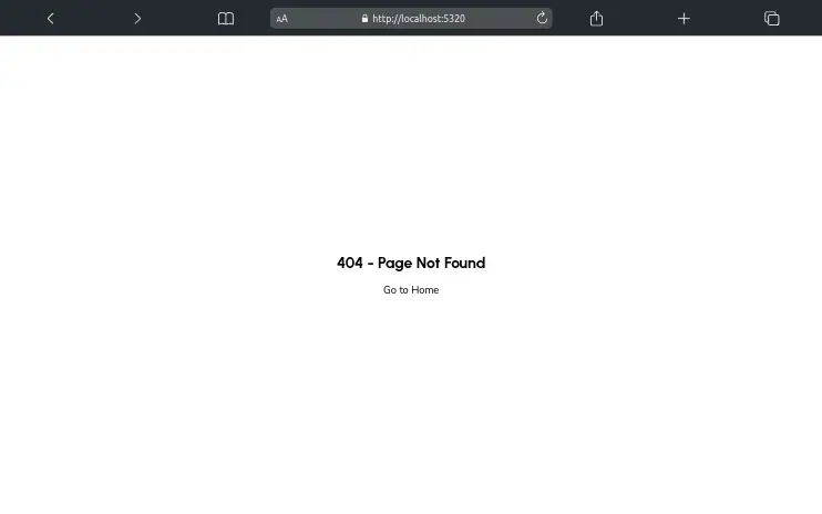 404 Page